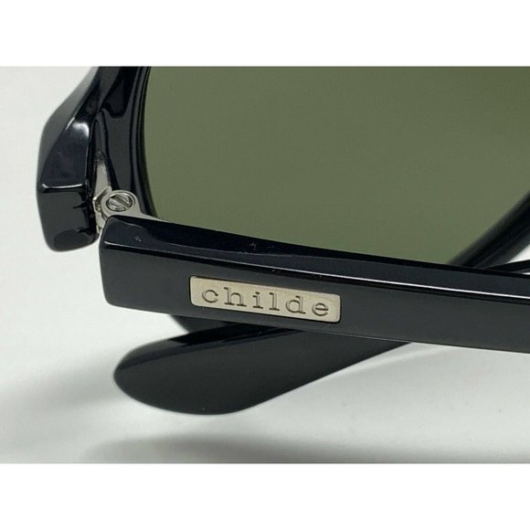 Childe Eyewear DELETE Plant-Based Green Polarized Black Sunglasses Excellent main image 9